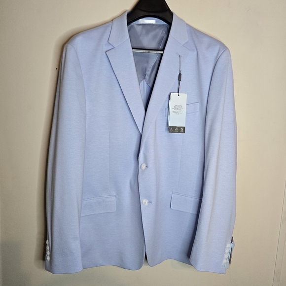 Van Heusen Light Blue Blazer 48 Regular